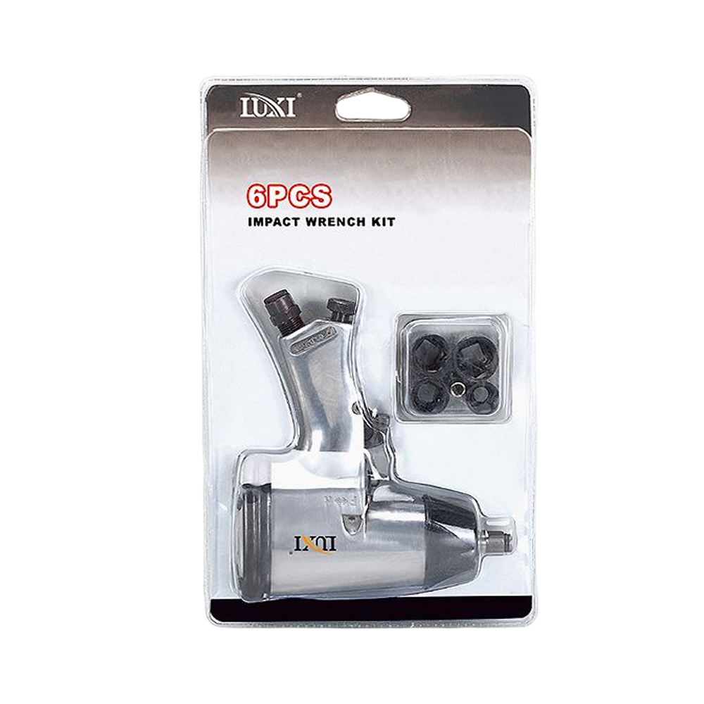 LX-102 (LX-2060K2) 6-PC Impact Wrench Blister Kit