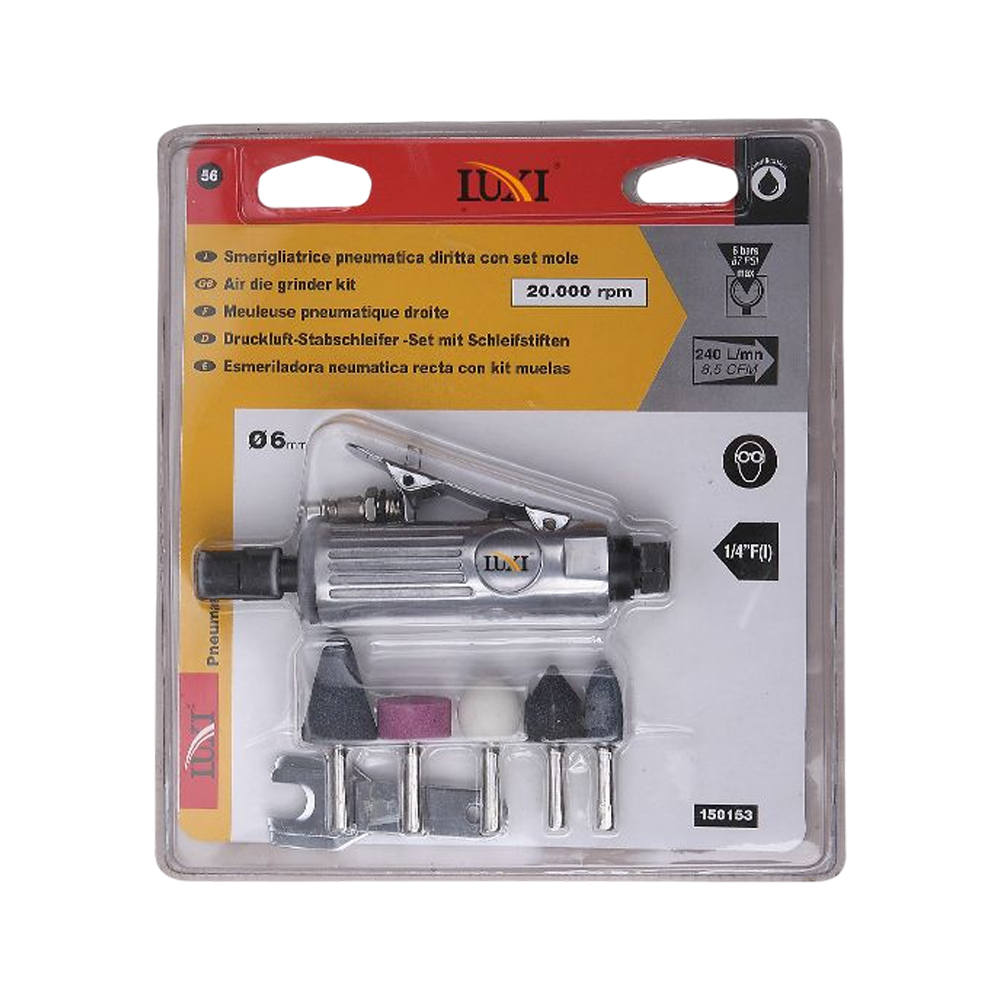 LX-101 (LX-1010K) 9-PC Die Grinder Blister Kit