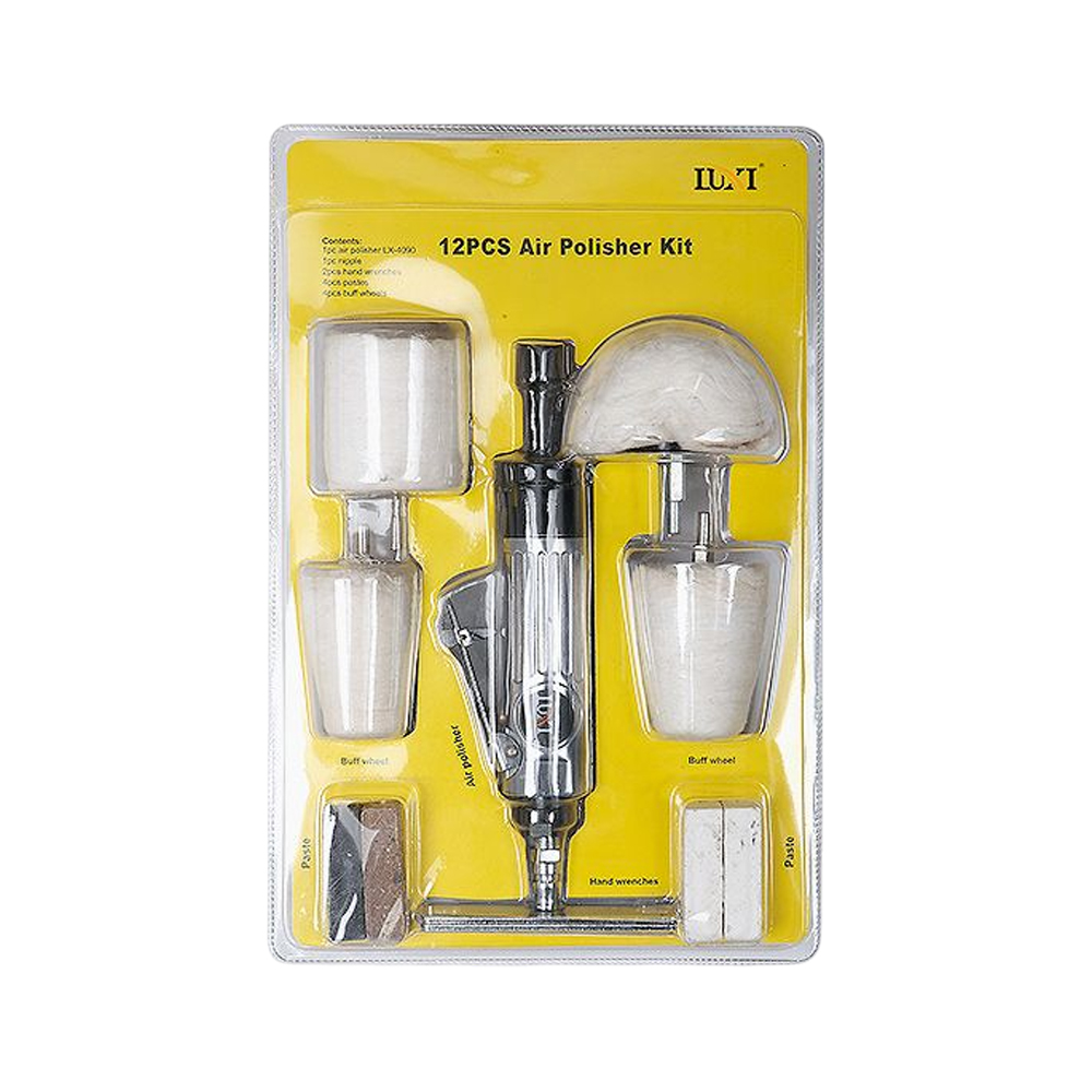 LX-104 (LX-4090K) 12-PC Straight Polisher Blister Kit